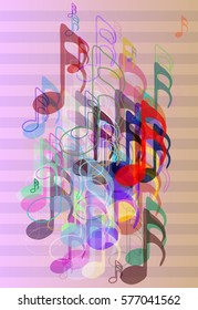 musical note design elements