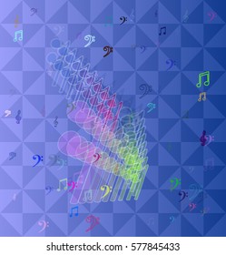 musical note elements art