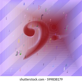 musical note elements art