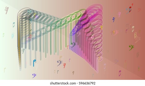 musical note elements idea