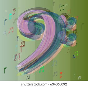 musical note elements idea
