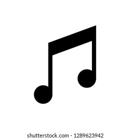 musical note favorites icon vector