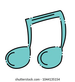 Musical note icon