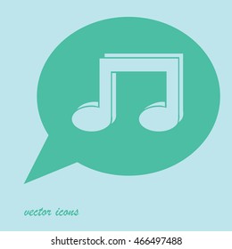 Musical note icon