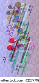 musical note icon art