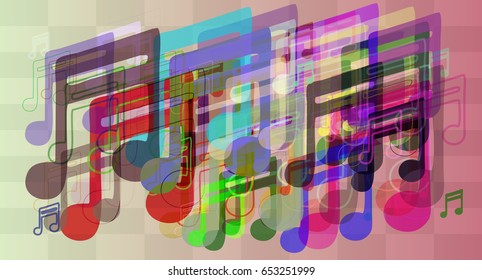 musical note icon art