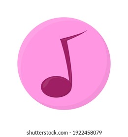 musical note icon design on white background.
musical note icon design for your website design. Logo, application, UI. Vector illustration, EPS10.
