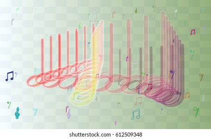 musical note icon elements