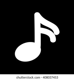 Musical note icon Illustration design