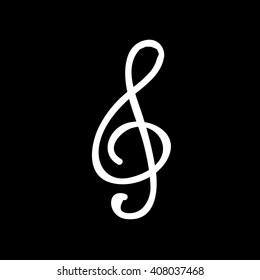 Musical note icon Illustration design