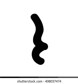Musical note icon Illustration design