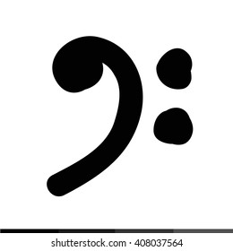 Musical note icon Illustration design