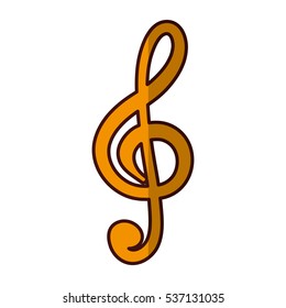 musical note icon image vector illustration design 