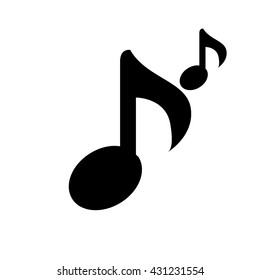 musical note icon. musical note sign