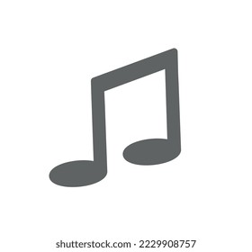 Musical note icon for singers to know the lyrics.