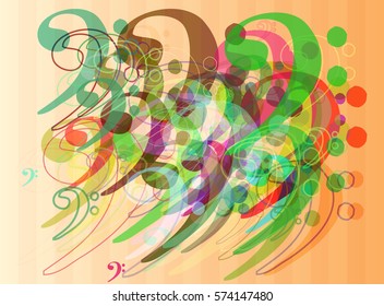 musical note icon template