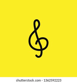 musical note icon vector