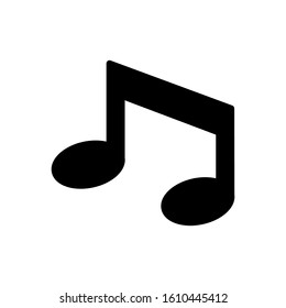 Musical note icon vector design template