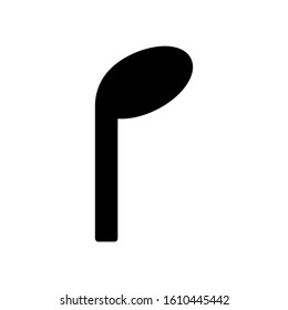 Musical note icon vector design template