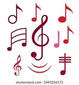 musical note icon vector symbol design illustration