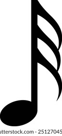 Musiknotizsymbole, mehrere Serien