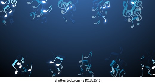 Musical Note Icons Vector Background Audio Stock Vector (Royalty Free ...