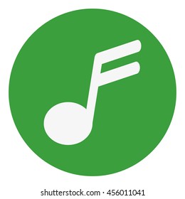 Musical note icon.Vector.