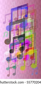 Musical Note Idea Background Stock Vector (Royalty Free) 557702044 ...