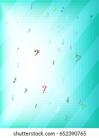 musical note idea background