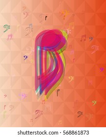 musical note idea design