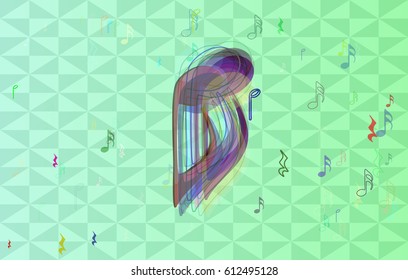 musical note idea design