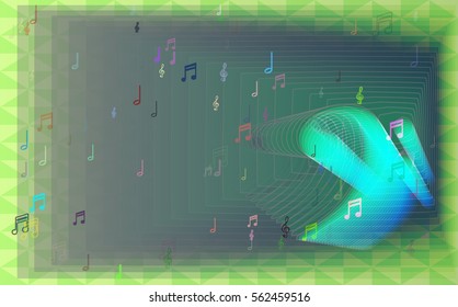 musical note idea pattern