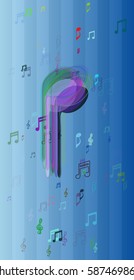 musical note idea pattern