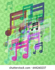 musical note idea pattern