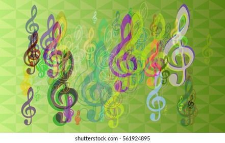 musical note idea texture
