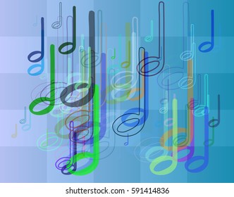 Musical Note Idea Texture Stock Vector (Royalty Free) 591414836 ...