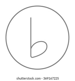 Symbol der Notenzeile.