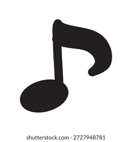 Musical Note, Melody, Simple Icon