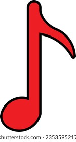 musical note music note audio musical notation Outline