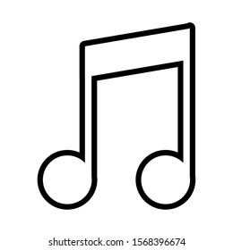 musical note on white background vector illustration design