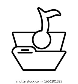 musical note on white background vector illustration design