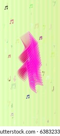 musical note pattern background