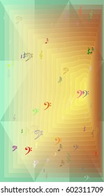 musical note pattern icon