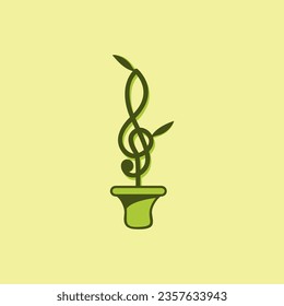 Ein Logo für eine Musik-Note