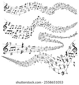 musical note sheet music music black icon