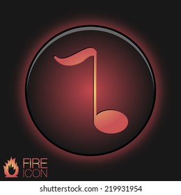 musical note sign. character singing and the music industry