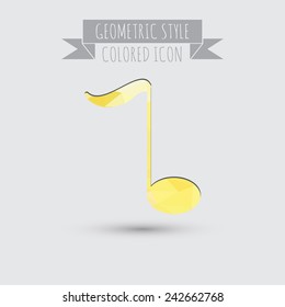 musical note sign. character singing and the music industry