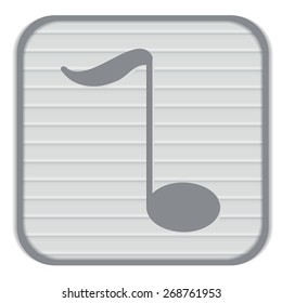 musical note sign. character singing and the music industry