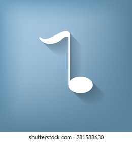 musical note sign. character singing and the music industry