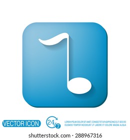 musical note sign. character singing and the music industry